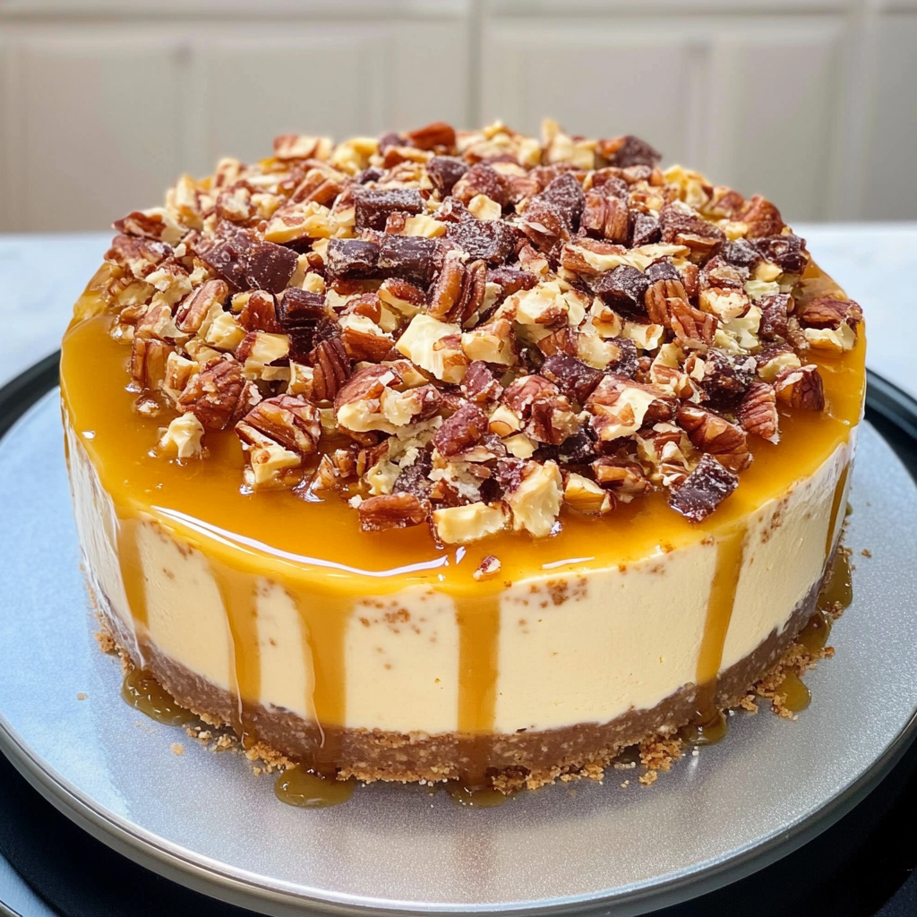 Irresistible No-Bake Maple Bourbon Cheesecake Recipe