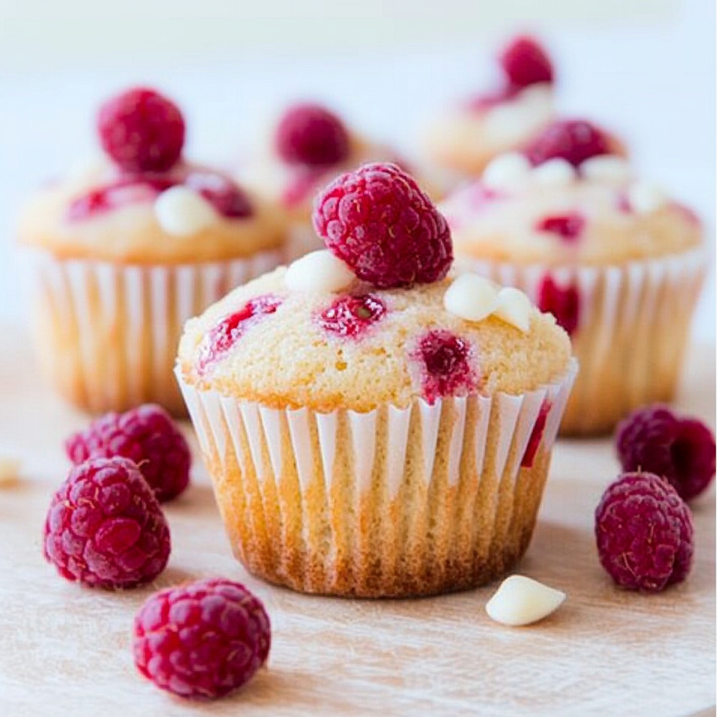 Irresistible White Chocolate Raspberry Muffins Recipe