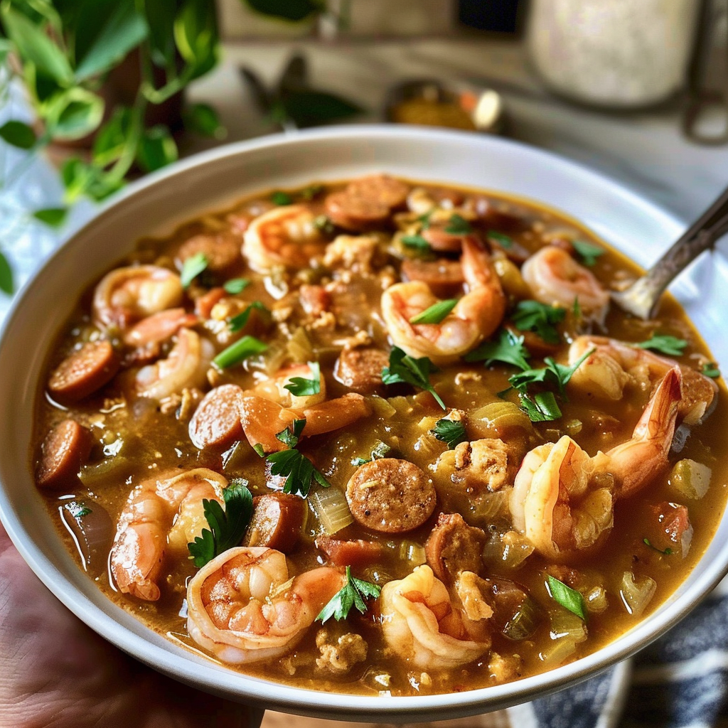 Savory Shrimp Chicken Sausage Gumbo Recipe to Delight You