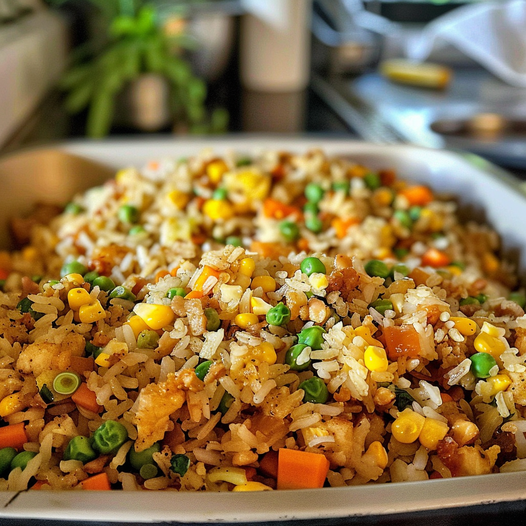 Flavorful Air-Fryer Fried Rice: Quick & Easy Recipe