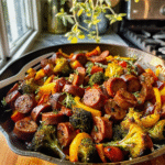 Irresistible One Pan Sausage and Veggies Skillet Recipe