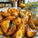 Irresistible Zesty Lemon Roasted Greek Potatoes Recipe