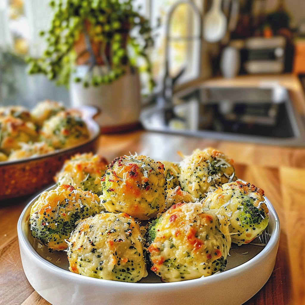 Irresistible Baked Broccoli Cheese Balls Recipe