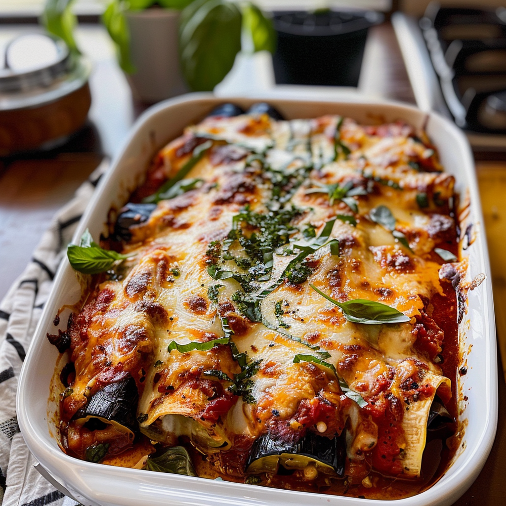 Irresistible Cheesy Eggplant Rollatini Recipe to Savor