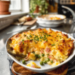 Irresistible Cheesy Ham Potato Casserole Recipe