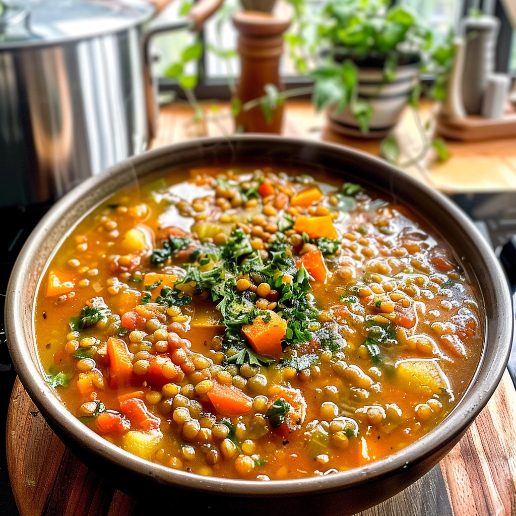 Hearty Lentil Soup Recipe – A Warm Hug in a Bowl