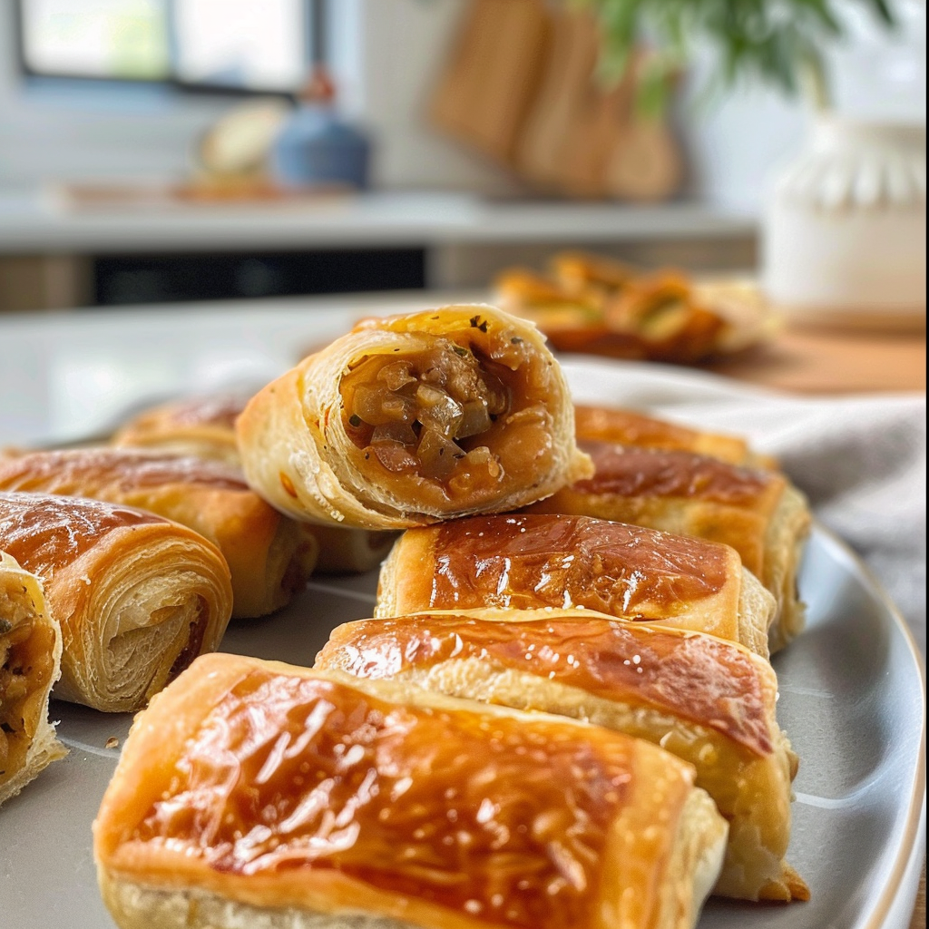 Irresistible French Onion Sausage Rolls Recipe to Savor