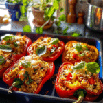 Delicious Mediterranean Tuna Stuffed Peppers Recipe