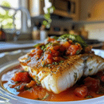 Irresistible Mediterranean Cod in Tomato Basil Sauce Recipe